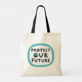 Tote Bag Protéger notre avenir (Dos)