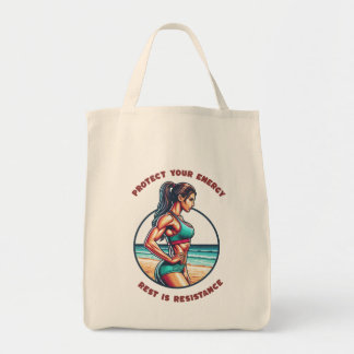Tote Bag Protégez votre T-shirt énergétique - Soins spiritu