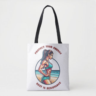 Tote Bag Protégez votre T-shirt énergétique - Soins spiritu