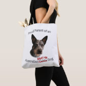 Tote Bag Proud Parent of Australian Brattle Dog Strike (De près)
