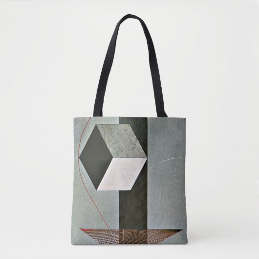 Tote Bag Proun 99, oeuvre abstraite de El Lissitzky (Devant)