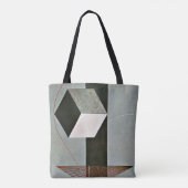 Tote Bag Proun 99, oeuvre abstraite de El Lissitzky (Dos)