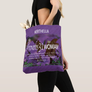 Tote Bag Proverbes pourpres 31