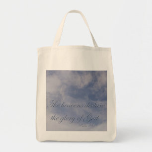 Tote Bag Psaume 19:1 Les cieux déclarent la gloire de Dieu
