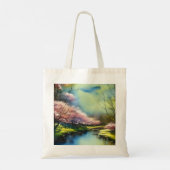 Tote Bag Psaume 23:2-3 Il restaure mon âme Bible Verse (Dos)