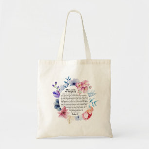 Tote Bag Psaume 23 NKJV Le Seigneur est Mon Pasteur