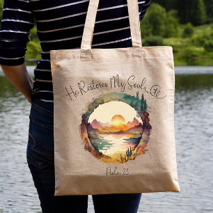 Tote Bag Psaume 23 Verse de la Bible