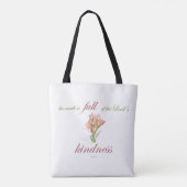 Tote Bag psaume 33 bonté (Dos)