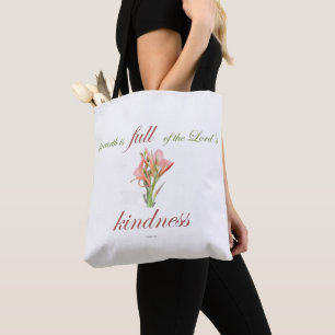 Tote Bag psaume 33 bonté