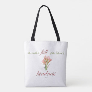 Tote Bag psaume 33 bonté