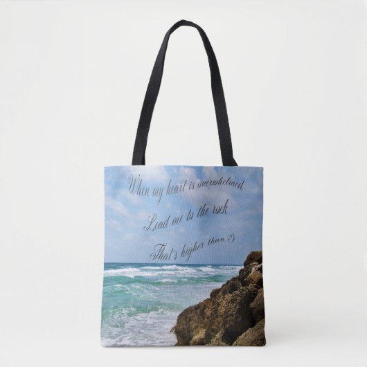 Tote Bag Psaume 61 (Devant)