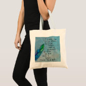 Tote Bag Psaume 91:2 verset biblique (Devant (produit))