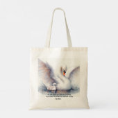 Tote Bag Psaume 91:4 Ailes Protection de Dieu Bible Écritur (Dos)