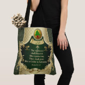 Tote Bag Psaume 92:12 Église maronite Cèdre du Liban (De près)