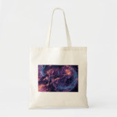 Tote Bag psychedelic witch totebag (Devant)