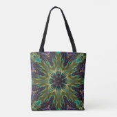 Tote Bag Psychédélique Mandala Rétro Hippie Trippy Boho Chi (Dos)