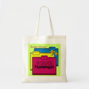 Tote Bag Psychologue fait sur commande Fourre-tout d'école
