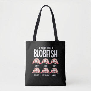 Tote Bag Psychrolutes Poisson Laid Face À La Créature De