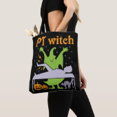 Tote Bag PT Witch Physiothérapeute Halloween (De près)