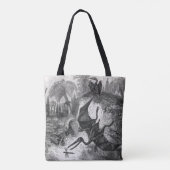 Tote Bag Pterodactyles jurassiques (Dos)