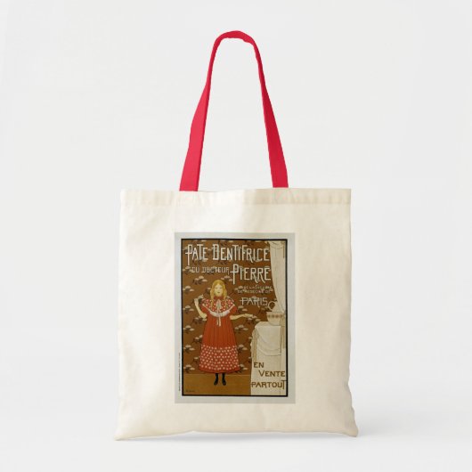 Tote Bag Publicité pour dentifrice Art Nouveau (Devant)