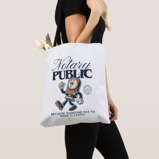 Tote Bag Publique Notaire Drôle - Humour Notaire (De près)