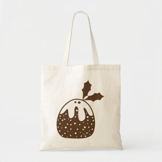 Tote Bag Pudding de Noël (Devant)