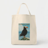 Tote Bag Puffin touffé de la côte de l'Oregon (Devant)