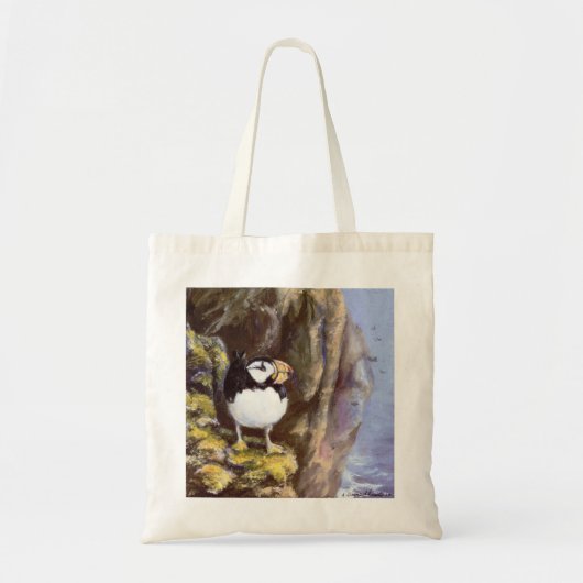 Tote Bag Puffin touffu de l'Alaska (Devant)