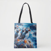 Tote Bag Puffins (Devant)