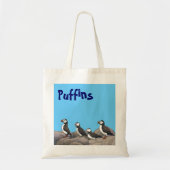 Tote Bag Puffins de l'Atlantique (Devant)