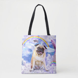 Tote Bag Pug unicorn