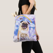 Tote Bag Pug unicorn (De près)