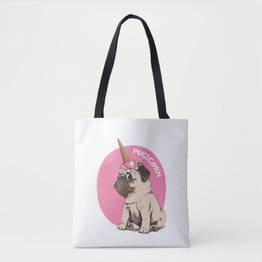 Tote Bag Pugicorne (Devant)