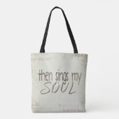 Tote Bag "puis chante mon âme" inspiration (Dos)