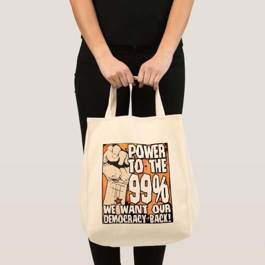 Tote Bag Puissance Aux 99 % (Devant (produit))