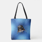 Tote Bag Puissance de calcul d'Apollo 11 (Dos)