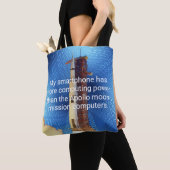 Tote Bag Puissance de calcul d'Apollo 11 (De près)