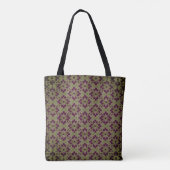 Tote Bag Puissance des fleurs violettes (Dos)