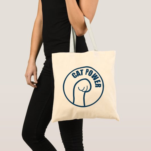 Tote Bag Puissance du chat (Devant (produit))