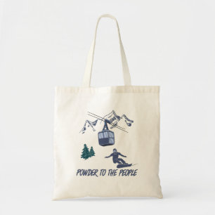 Tote Bag Puissance du snowboard pour le peuple Station de s