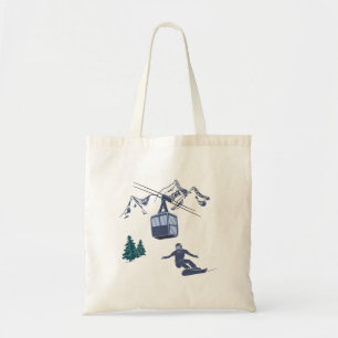 Tote Bag Puissance du snowboard pour le peuple Station de s