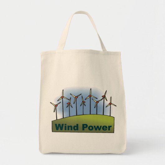 Tote Bag Puissance éolienne (Devant)