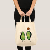 Tote Bag Puits vert encourageant drôle d'appui renversé (Devant (produit))