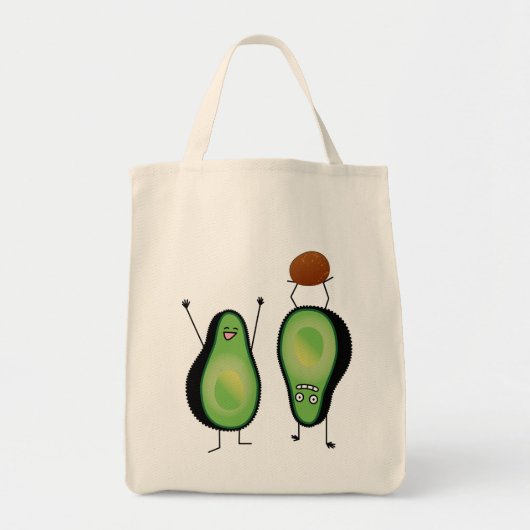 Tote Bag Puits vert encourageant drôle d'appui renversé (Devant)