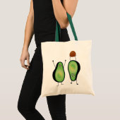 Tote Bag Puits vert encourageant drôle d'appui renversé (Devant (produit))