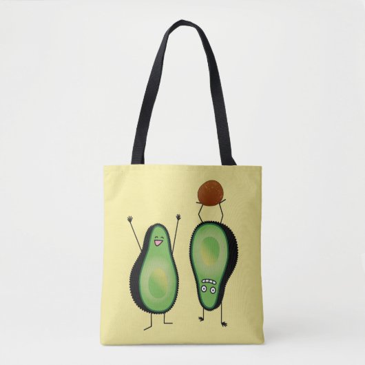 Tote Bag Puits vert encourageant drôle d'appui renversé (Devant)