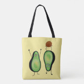 Tote Bag Puits vert encourageant drôle d'appui renversé (Dos)