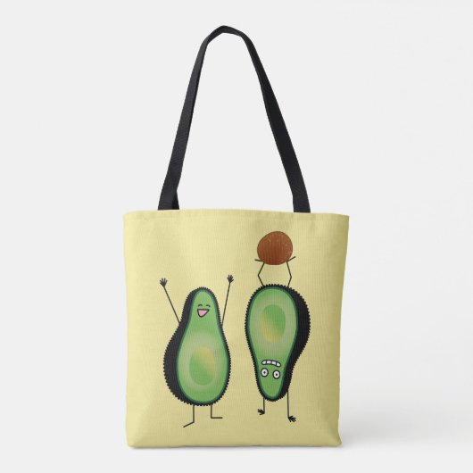 Tote Bag Puits vert encourageant drôle d'appui renversé (Dos)