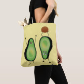Tote Bag Puits vert encourageant drôle d'appui renversé (De près)